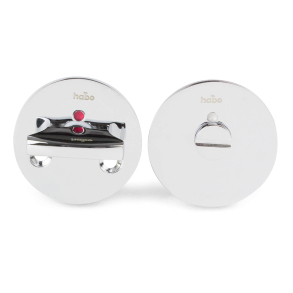 Habo WC-beslag - Modell F262 - Glnsande krom