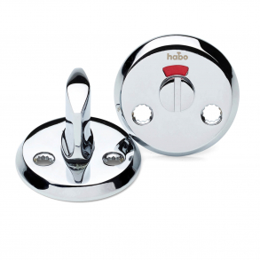 Habo WC-beslag - Modell A262 - Glnsande krom
