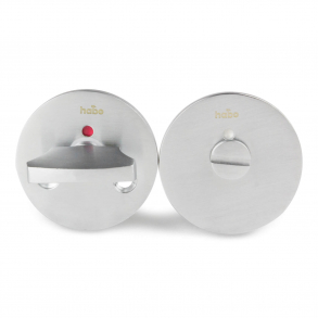 Habo WC-beslag - Modell F262 - Borstad krom