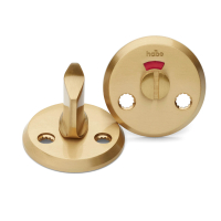 Habo Toiletbestning - Model A262 - Mat messing