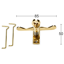 Uchwyt do okien - Podwjny - Mosi&#261;dz - Habo