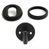 HABO vridergreb + Universal cylinderring inkl 2 stk. M5 knkskruer