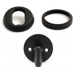 HABO vridergreb + Universal cylinderring inkl 2 stk. M5 knkskruer