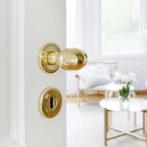 Habo drgreb indvendig med Ngleskilt messing (1006)