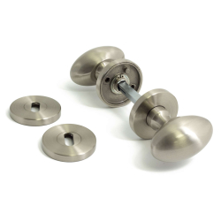 Habo handtag grepp knopp - fast mat nickel