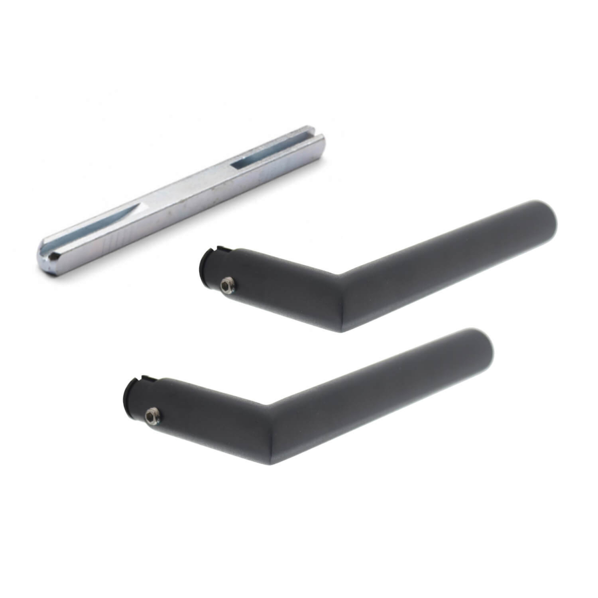 Door handle (set) Matte black Model 583 Black Door Handles VillaHus