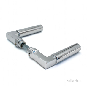 Drrhandtag utan rosetter - Polerad krom