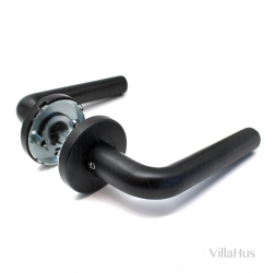 Klamka INTERSTEEL - Czarny mat - CC 38 mm