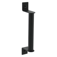 Hndtag til Skydedrsbeslag - Sort metal