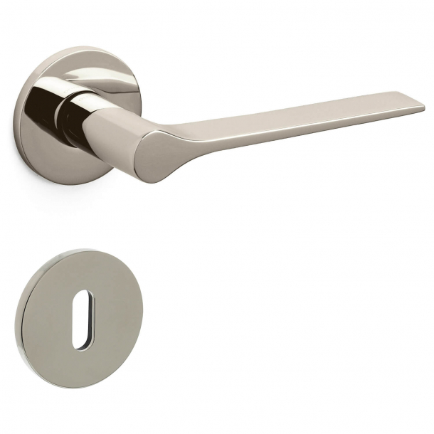 Door handle - Polished nickel PVD - Gio Ponti LAMA L