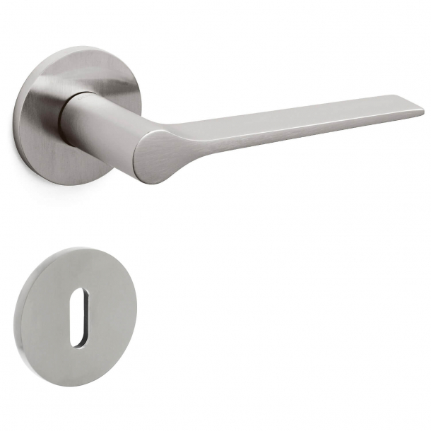 Door handle - Brushed stainless steel PVD - Gio Ponti LAMA L