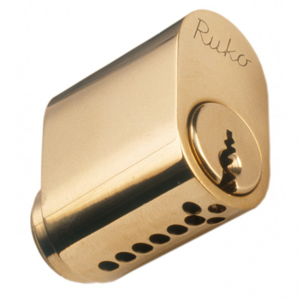 RD1660 Enkel oval cylinder exkl. skruvar, mssing