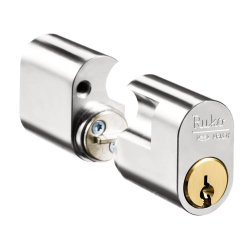 RD1662 Dubbel oval cylinder set, DC exkl. skruvar, Borstat stl