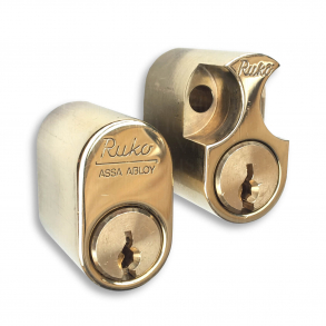 Dobbelt oval cylinder st - Rokoko - Messing - RD2602 - Serie 1200