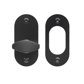 Randi Line 18 cylinderskilt - cyl/vrider - Smalprofil - Sort PVD