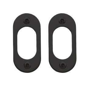 Randi Line 18 cylinderskilt - cyl/cyl- Smalprofil - Sort PVD