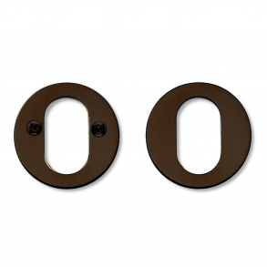 Podwjna rozeta cylindryczna - Mosiądz brązowiony - Randi - model p3140.92.A