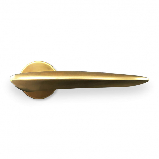 Randi Door Handle Wing Brass Model 1074 Cc 38 Mm Brass Door Handles Villahus 6155