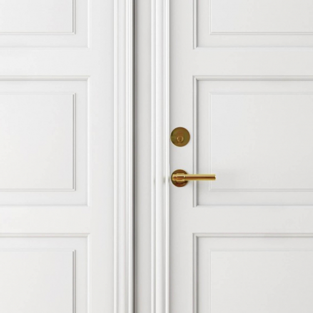 RANDI brass door handle exterior - C-form - Model p3024