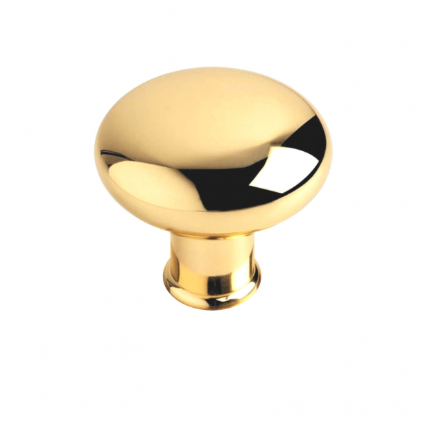 Ball door handle - Solid brass without lacquer - RANDI line - Model p1080