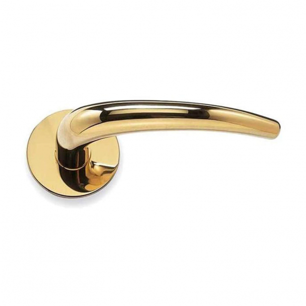 Door handle - Exterior - Brass - Classic Line - Model 1090 - cc38mm