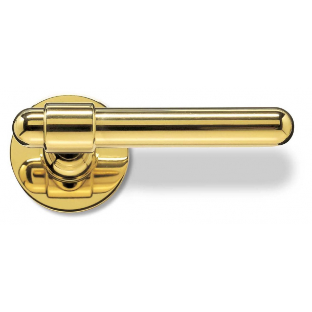 RANDI brass door handle exterior - C-form - Model p3024