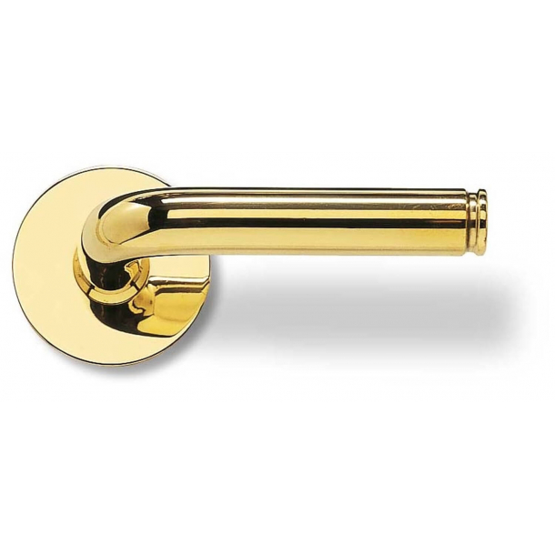 RANDI brass door handle - H-shape - Model p3015