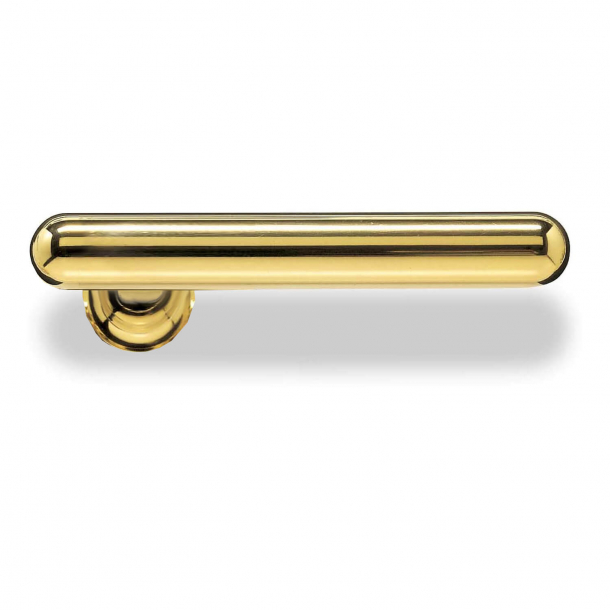 Door handle - Brass - Slim T-shape - RANDI Line - Model 1050 - ø16mm - Without rosettes
