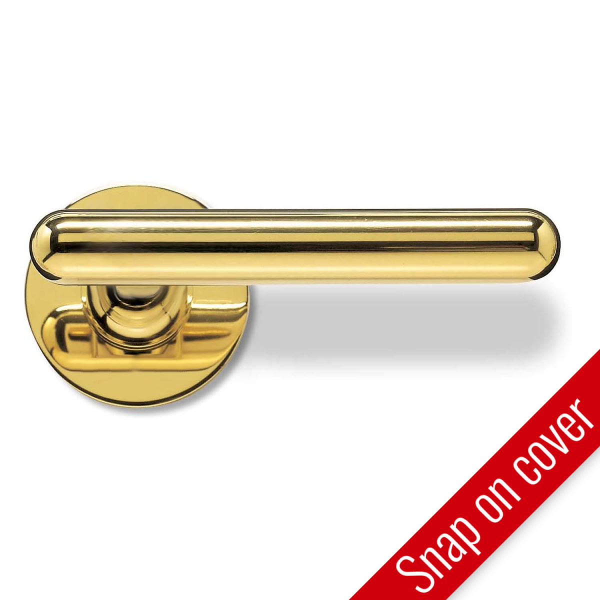 Door Handle Brass Slim T Shape Randi Line Model 1050 ø16mm Snap On Cover Cc38 Mm 8415