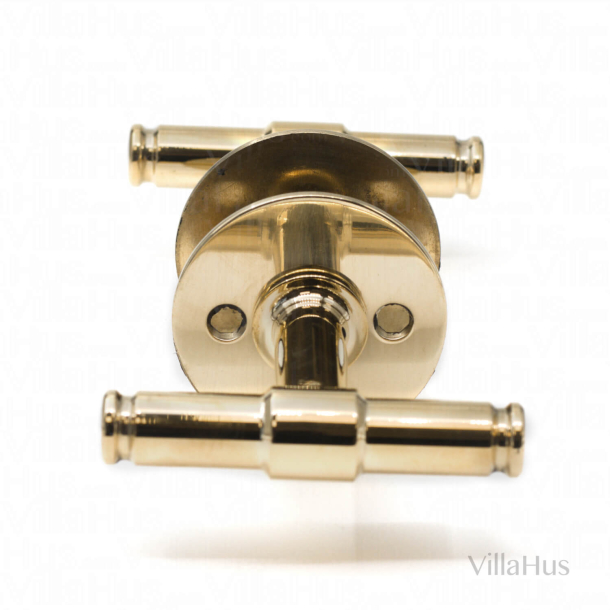 Door handle - Brass - Classic Line - Model p301396 - Wood screws