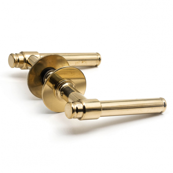 Door handle - Exterior - Brass - Classic Line - Model p301495 - cc38mm
