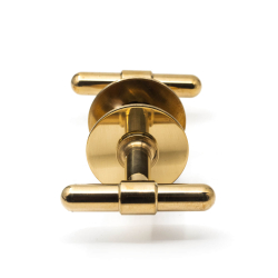 RANDI brass door handle - C-form - Model p3023