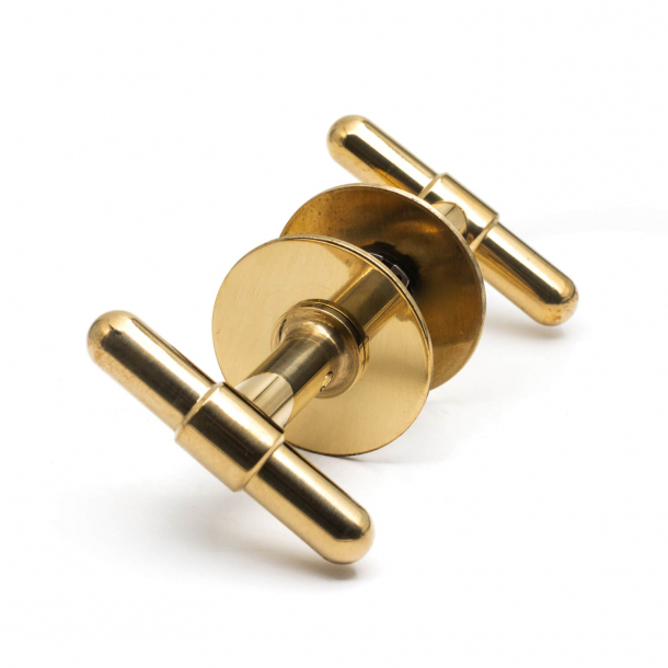 RANDI brass door handle - C-form - Model p3023