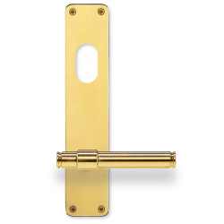 Drgreb p langskilt - Messing - Dobbelt Cylinder - Randi Classic Line