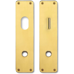 lngskylt med cylindervndare - Mssing - Modell 1301 - 215x55x2 mm