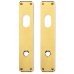 Drgreb p langskilt - Messing - Dobbelt Cylinder - Randi Classic Line