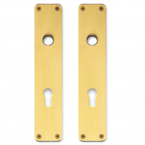  Back plate - Brass - Europrofile - cc92 mm - RANDI Classic Line - Model p3210