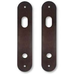 Lngskyltar brunad mssing, Classic Line, ASSA-ls