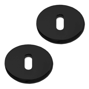 Randi nyckelskyltar snap on cover - PVD svart - 52 mm