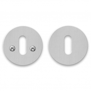 Randi nyckelskylt - Rostfritt stl - cc27 mm - Synliga skruvar p ena sidan