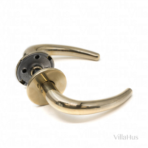 Door handle - Exterior - Brass - Classic Line - Snap-on-cover - cc38mm