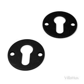 Randi euro cylinderring - PVD svart - cc38 mm