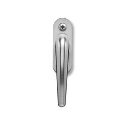Randi Window handle in classic coupe shape - Brushed steel - 16mm