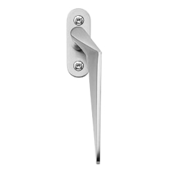 Cranked Randi-Line Kom window handle, 14 mm solid
