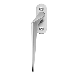 Cranked Randi-Line Kom window handle, Left, 14 mm solid