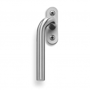 Vinduesgreb, Brstet stl, Venstre, Forkrppet, L-formet 14 mm - 7x7 mm