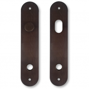 Lngskyltar brunt mssing, Cylinderls / Twist, Classic Line, ASSA-ls