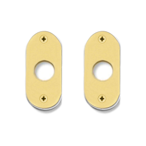 RANDI Oval rosette - Brass  - 16 mm