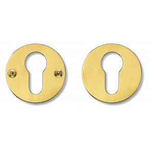 Escutcheons euro profile, Brass, RANDI - model p1116.92.E
