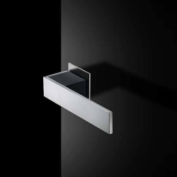 Randi Trgriffe SQUARE - links - Edelstahl und schwarzer Verbund - Friis og Moltke Design